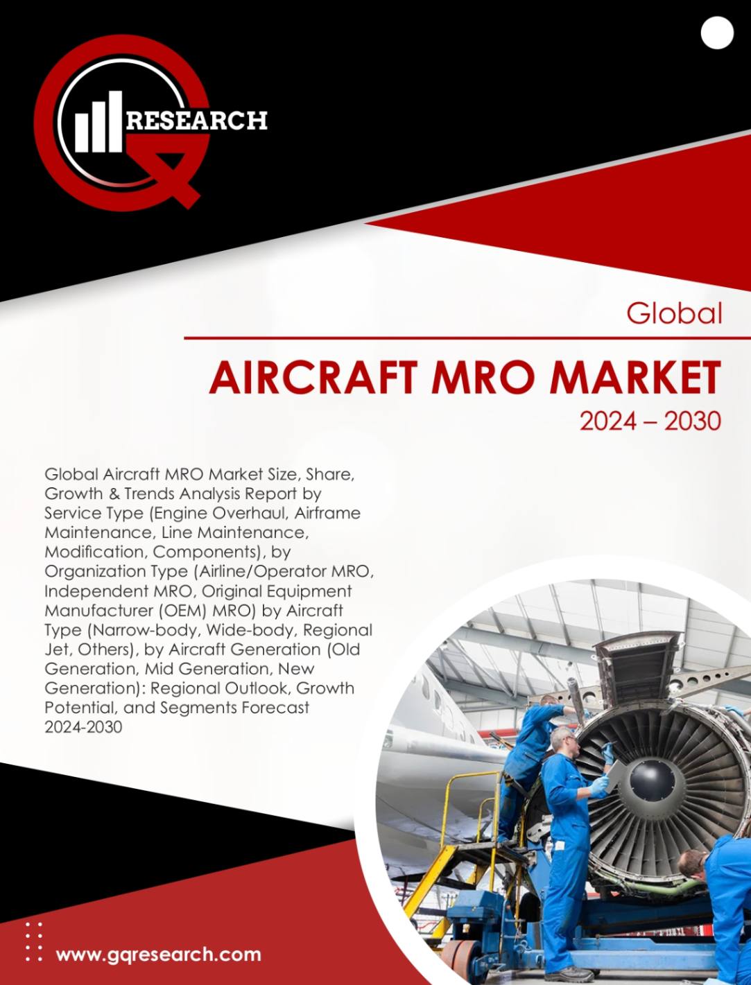 Aircraft MRO Market Growth Analysis by Size, Share & Forecast to 2030 | GQ Research