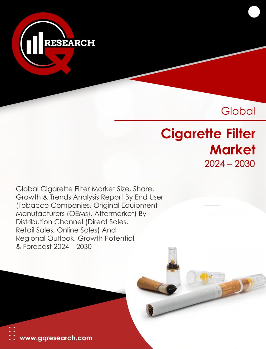 Cigarette Filter Market Size, Share, Growth and Forecast to 2030 | GQ Research