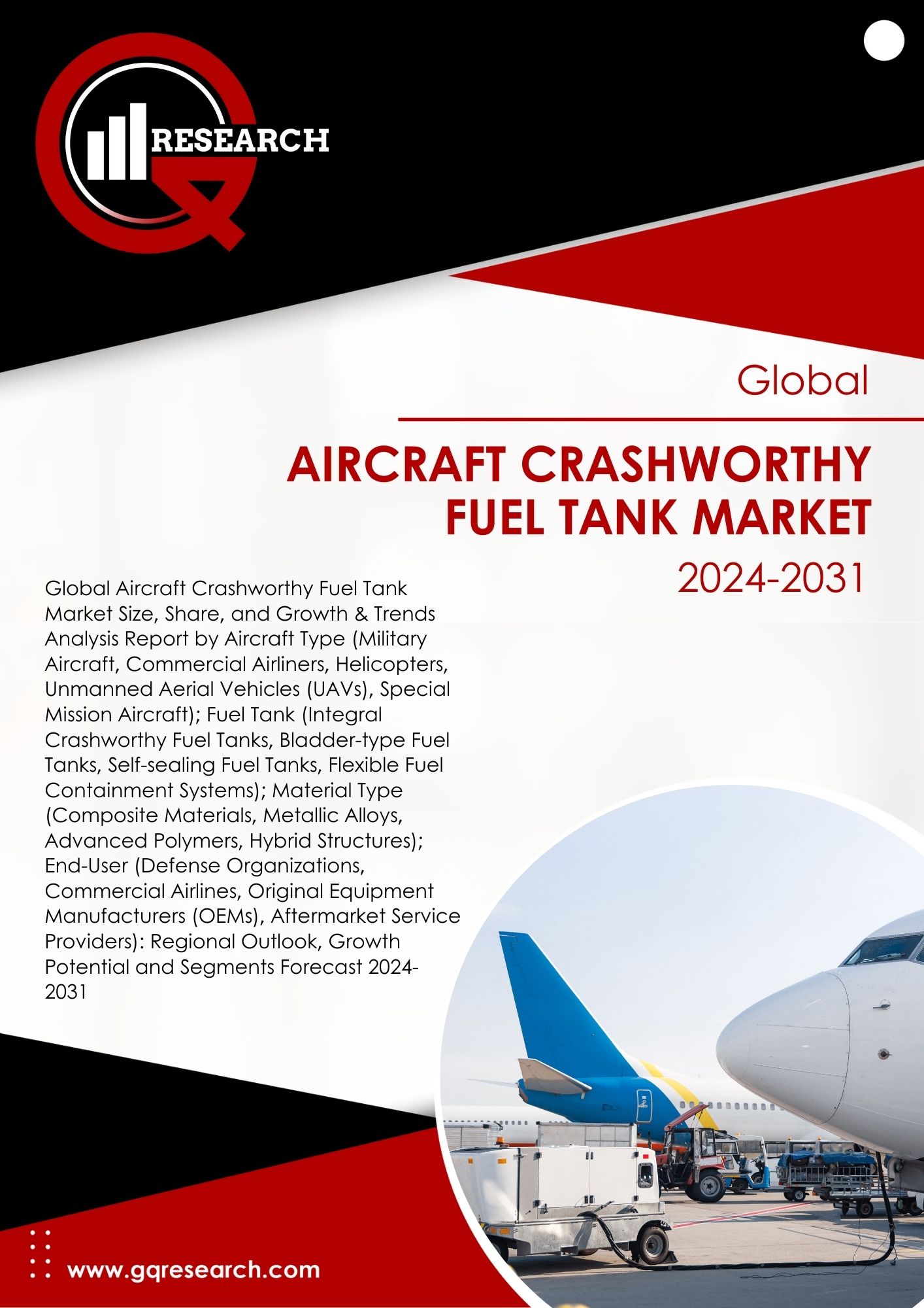 Aircraft Crashworthy Fuel Tank Market Size, Share, Growth and Forecast to 2031 | GQ Research