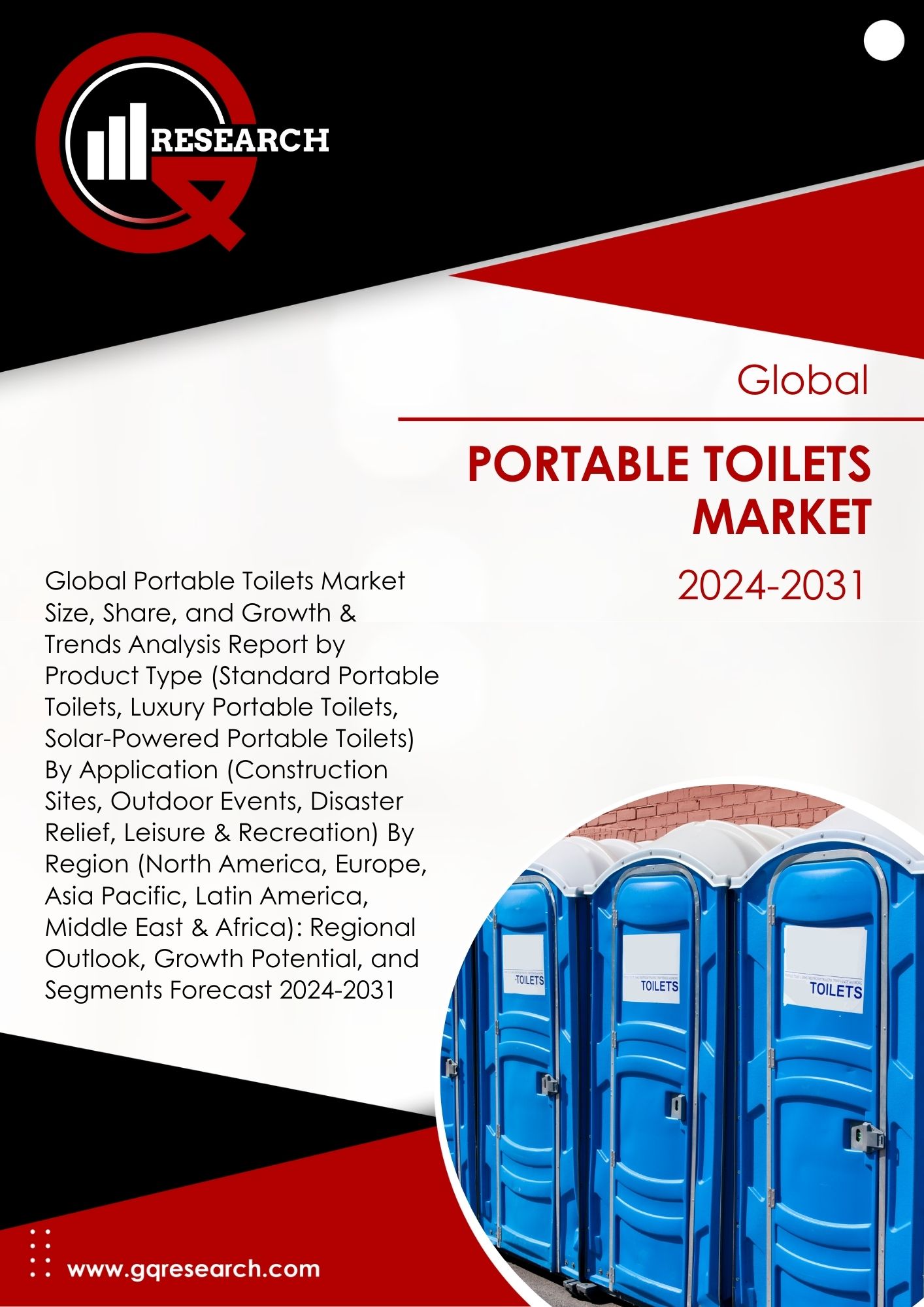 Portable Toilets Market Growth, Share, Size Analysis and Forecast to 2031 | GQ Research