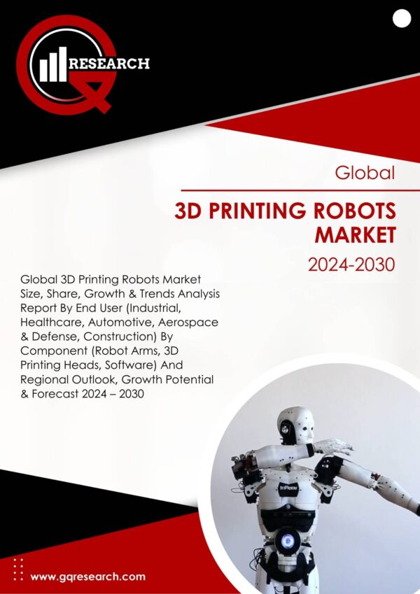 Global 3D Printing Robots Market Growth & Trends Analysis Report Forecast BY 2030 | GQ Research