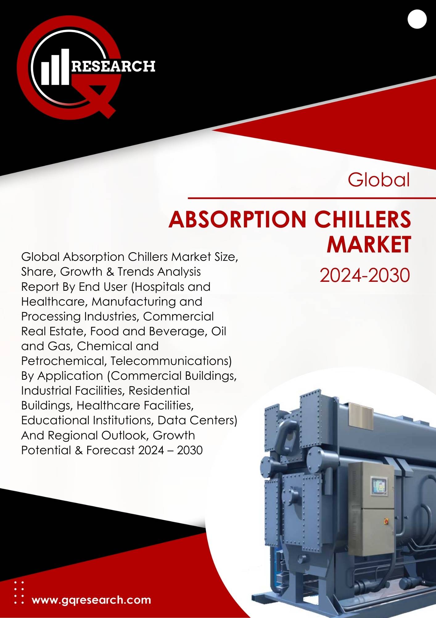 Absorption Chillers Market Growth Analysis, Share, Size and Forecast to 2030 | GQ Research