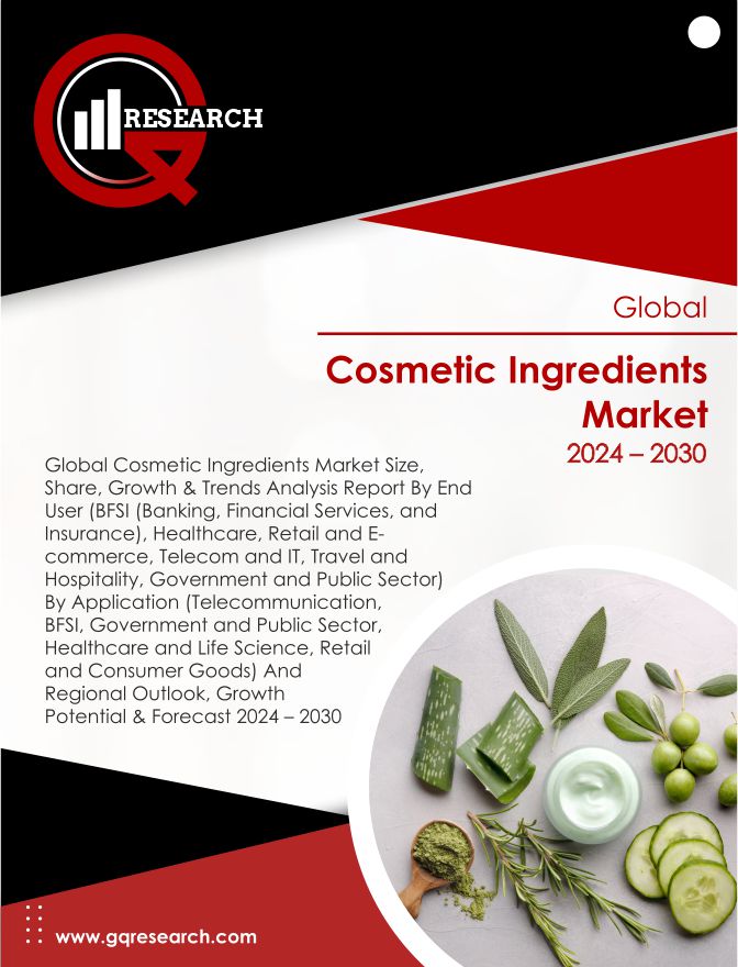 Cosmetic Ingredients Market Size, Share, Growth and Forecast to 2030 | GQ Research