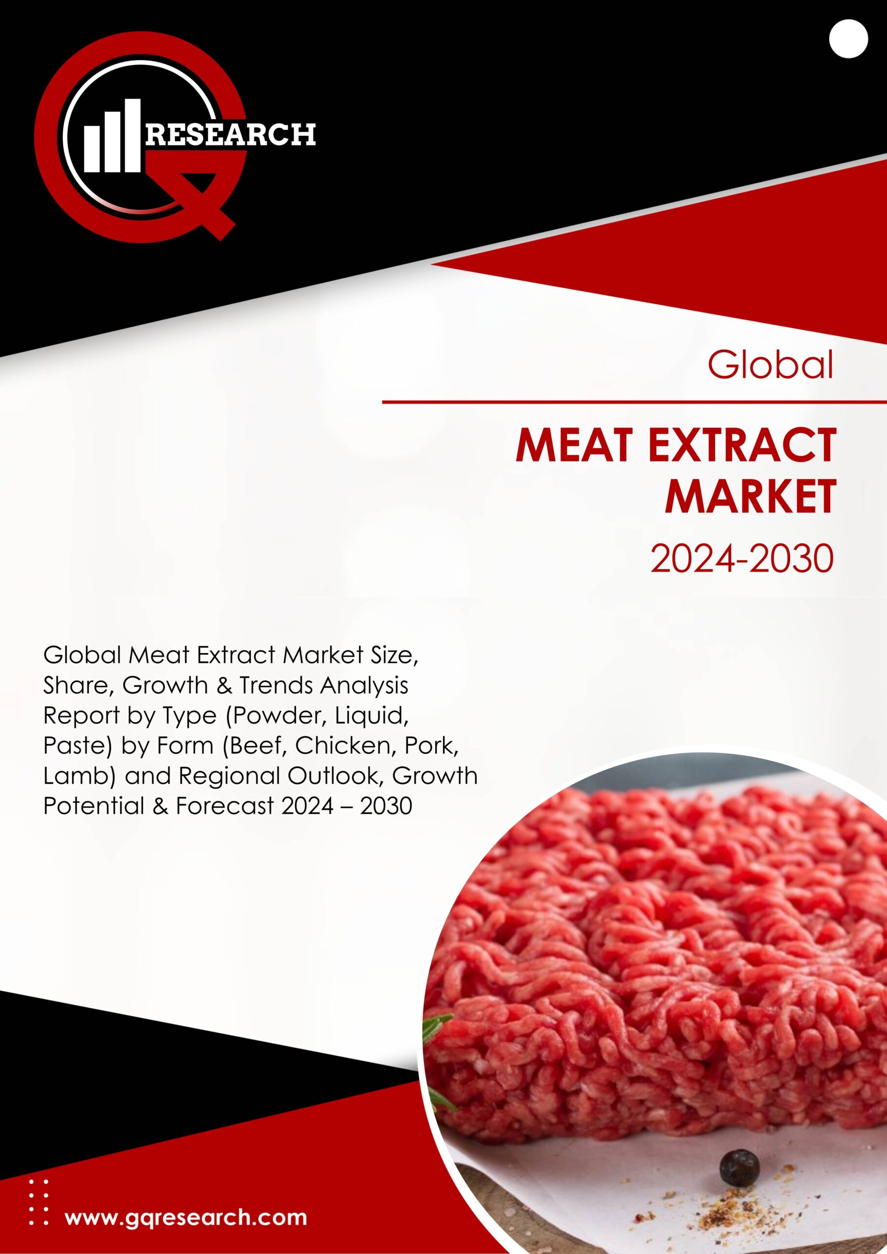 Meat Extract Market Size, Share, Growth and Forecast to 2030 | GQ Research