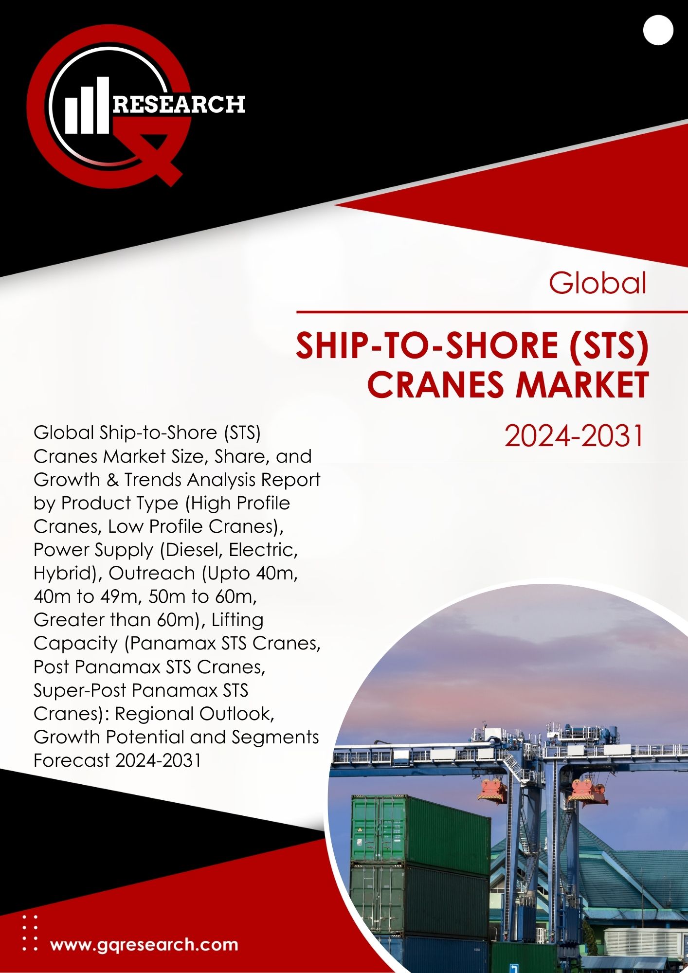 Ship-to-Shore (STS) Cranes Market Size Forecast 2024-2031 | GQ Research