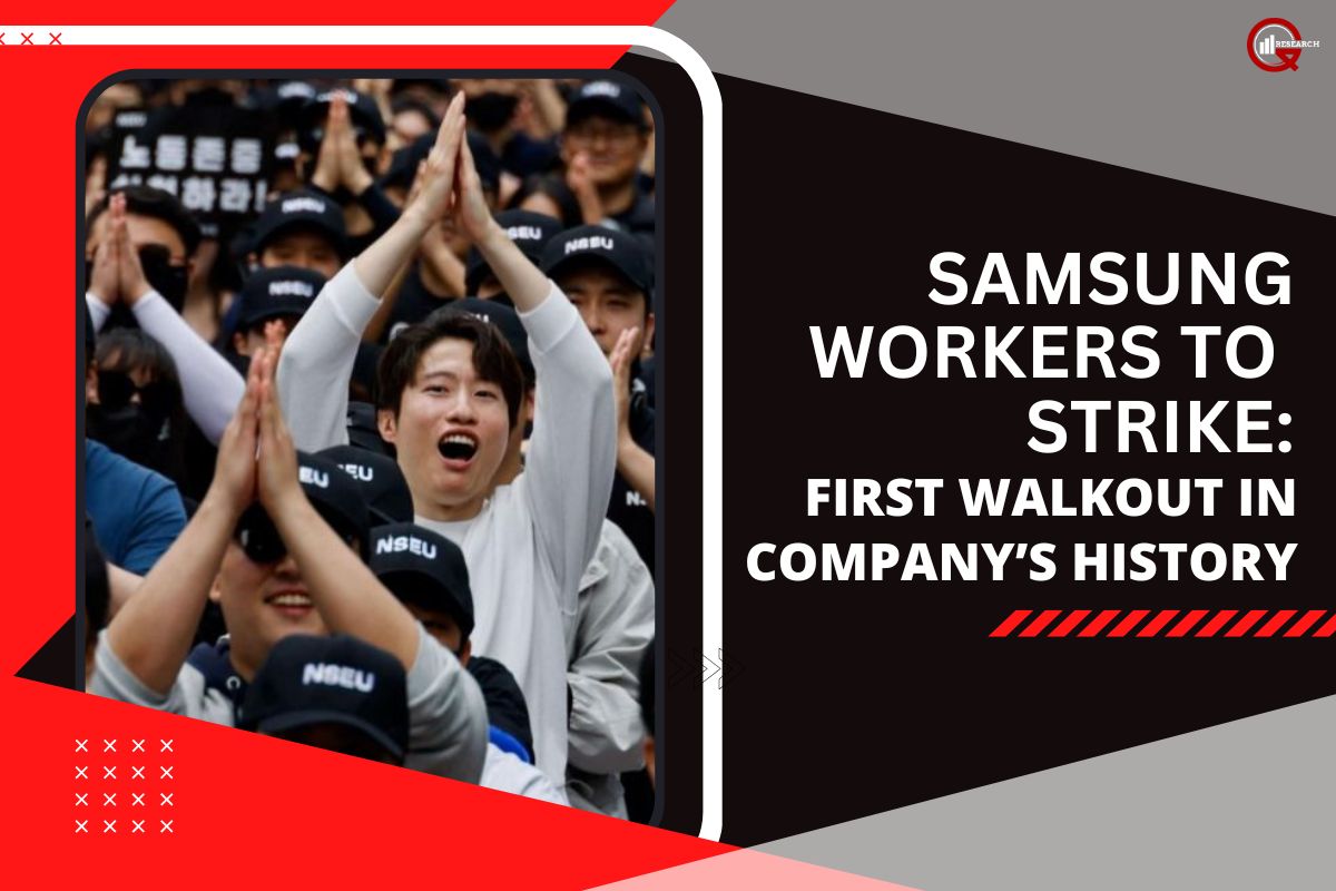 Strike Alert: Samsung Faces First-Ever Employee Walkout Over Wage Dispute | GQ Research
